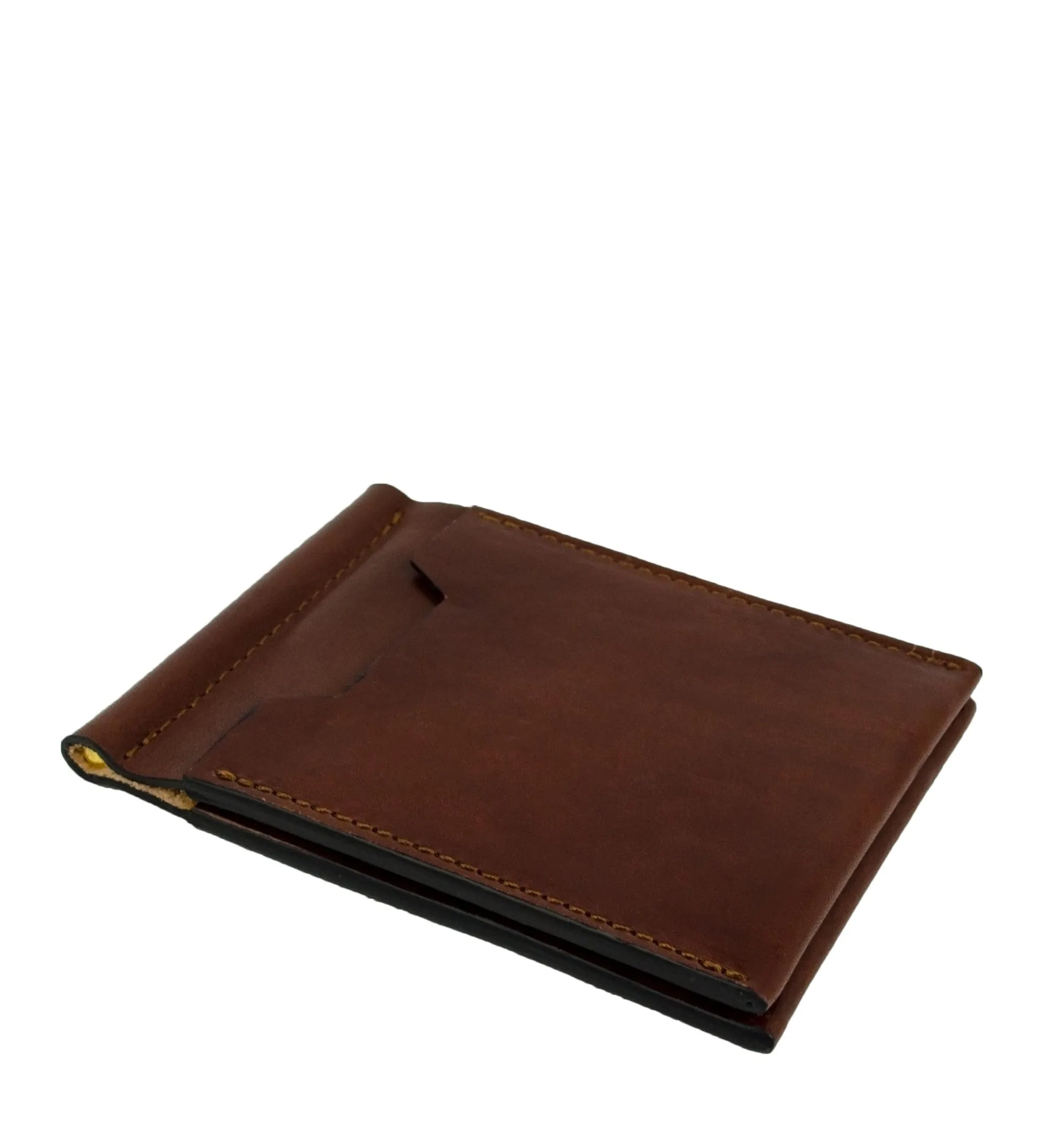 Womens Leather Money Clip Wallet - Tom Jones