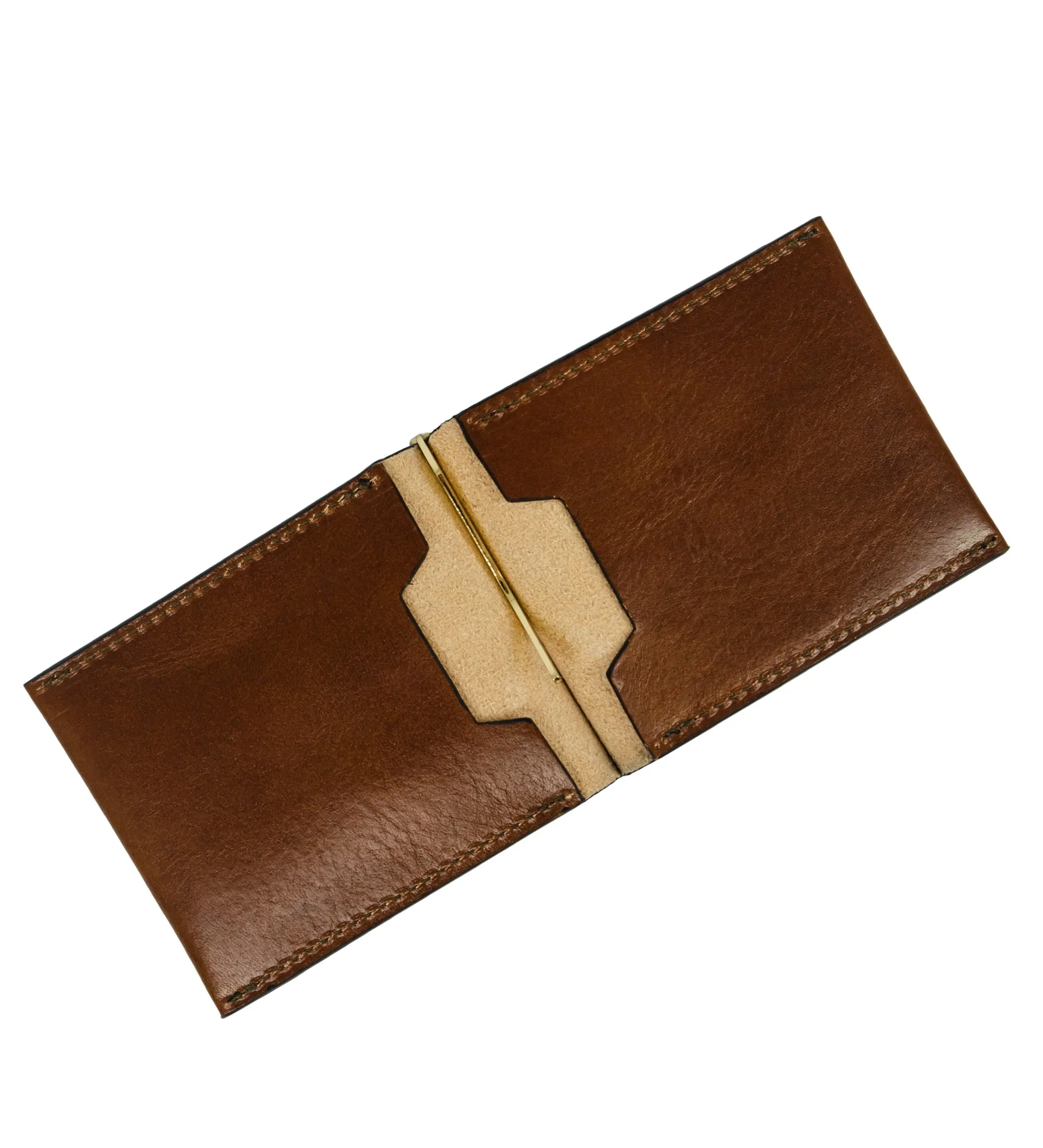 Womens Leather Money Clip Wallet - Tom Jones